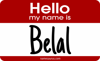 Hello my name is Belal png download