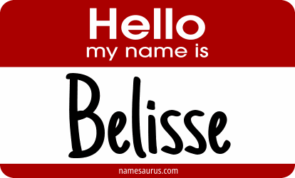 Hello my name is Belisse png download