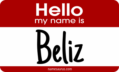 Hello my name is Beliz png download