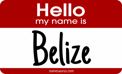 Hello my name is Belize png download