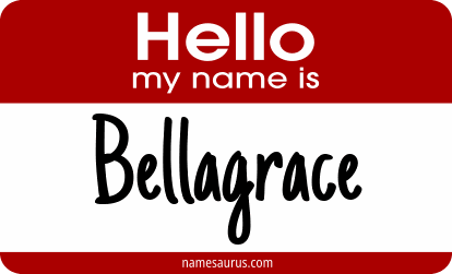 Hello my name is Bellagrace png download