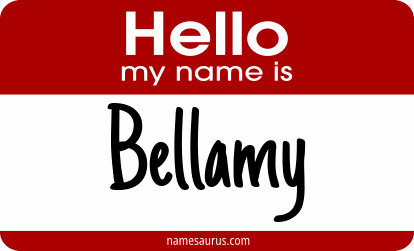 Hello my name is Bellamy png download