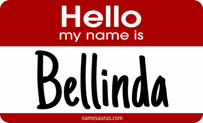 Hello my name is Bellinda png download