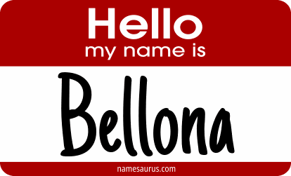 Hello my name is Bellona png download