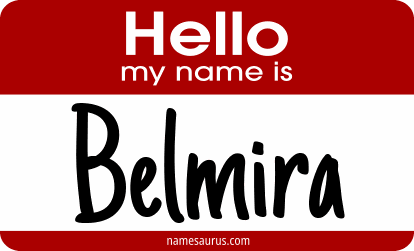 Hello my name is Belmira png download