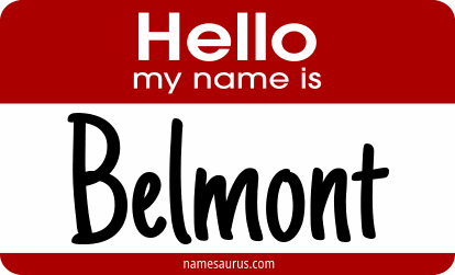 Hello my name is Belmont png download