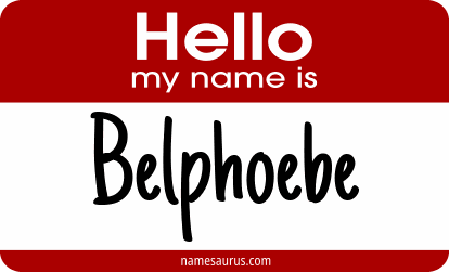 Hello my name is Belphoebe png download