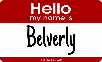 Hello my name is Belverly png download