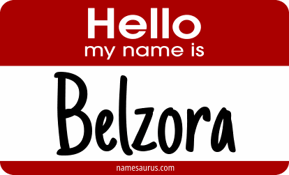 Hello my name is Belzora png download