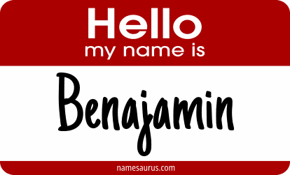 Hello my name is Benajamin png download
