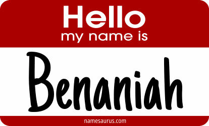 Hello my name is Benaniah png download