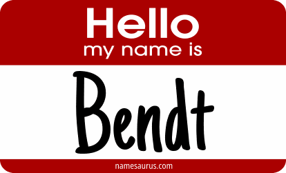 Hello my name is Bendt png download