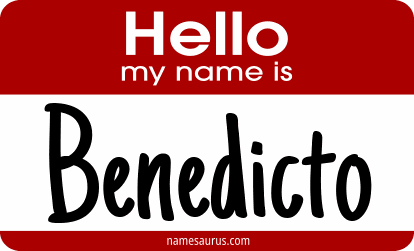 Hello my name is Benedicto png download
