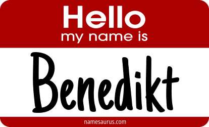 Hello my name is Benedikt png download