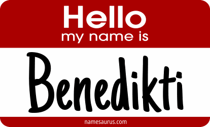 Hello my name is Benedikti png download