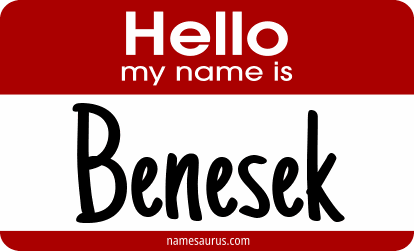 Hello my name is Benesek png download