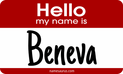Hello my name is Beneva png download