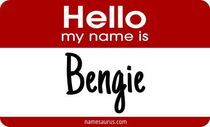 Hello my name is Bengie png download