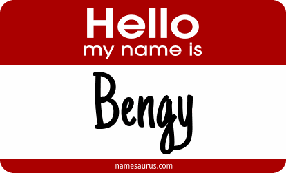 Hello my name is Bengy png download