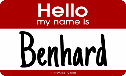 Hello my name is Benhard png download