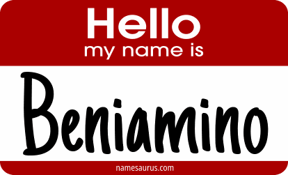 Hello my name is Beniamino png download