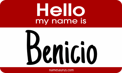 Hello my name is Benicio png download