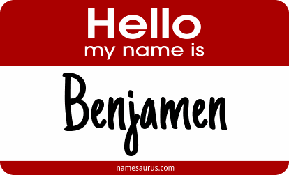 Hello my name is Benjamen png download