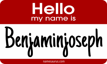 Hello my name is Benjaminjoseph png download