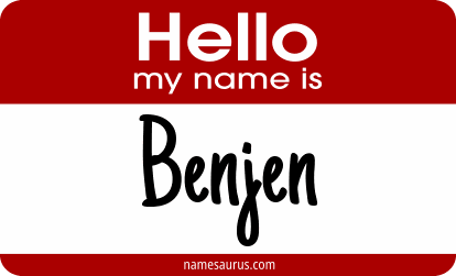 Hello my name is Benjen png download