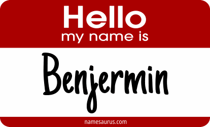 Hello my name is Benjermin png download