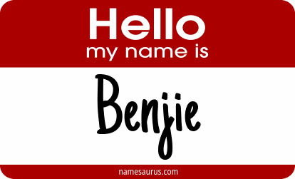 Hello my name is Benjie png download