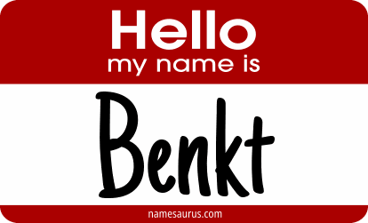 Hello my name is Benkt png download