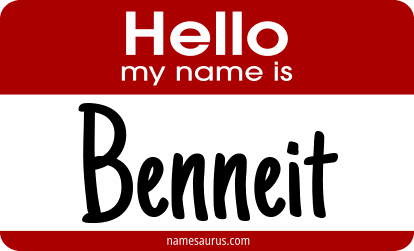 Hello my name is Benneit png download