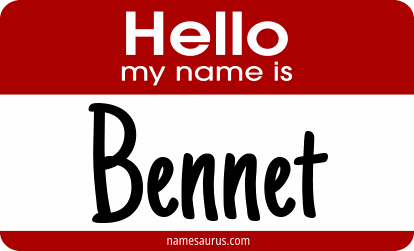 Hello my name is Bennet png download