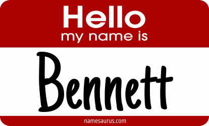 Hello my name is Bennett png download