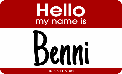 Hello my name is Benni png download