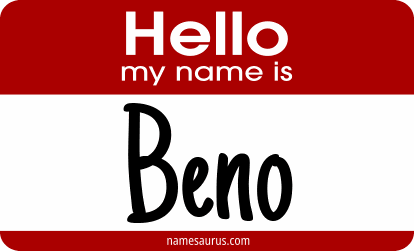 Hello my name is Beno png download