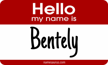 Hello my name is Bentely png download