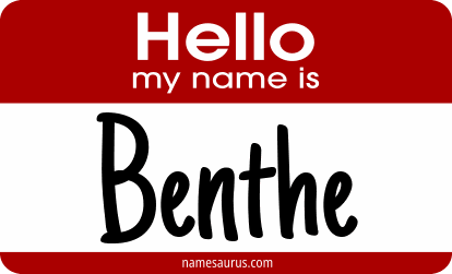 Hello my name is Benthe png download