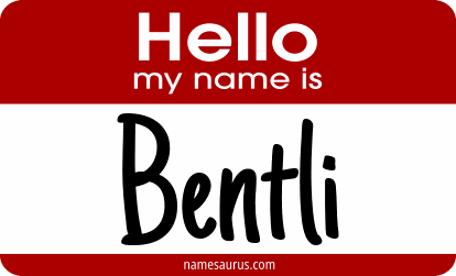 Hello my name is Bentli png download