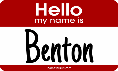 Hello my name is Benton png download