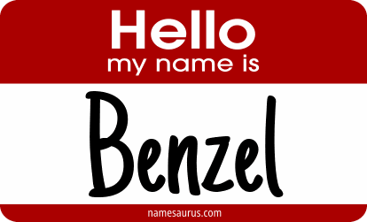 Hello my name is Benzel png download