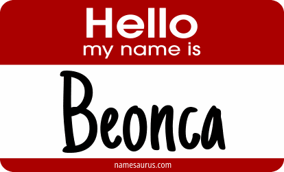 Hello my name is Beonca png download