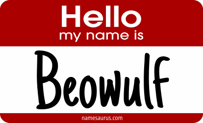 Hello my name is Beowulf png download