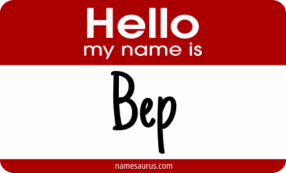 Hello my name is Bep png download