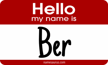 Hello my name is Ber png download