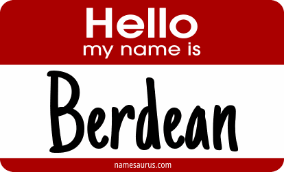 Hello my name is Berdean png download