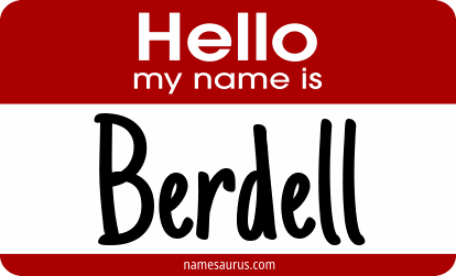 Hello my name is Berdell png download