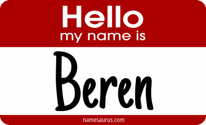 Hello my name is Beren png download