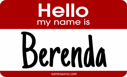 Hello my name is Berenda png download